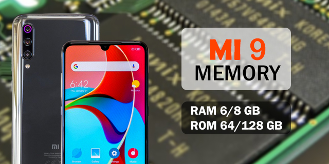 Ram & processor of Xiaomi MI 9